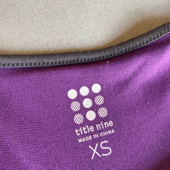 GREY/PURPLE Title Nine Nimblene Illusion Laser Cut Dress XS - Picture 5 of 9